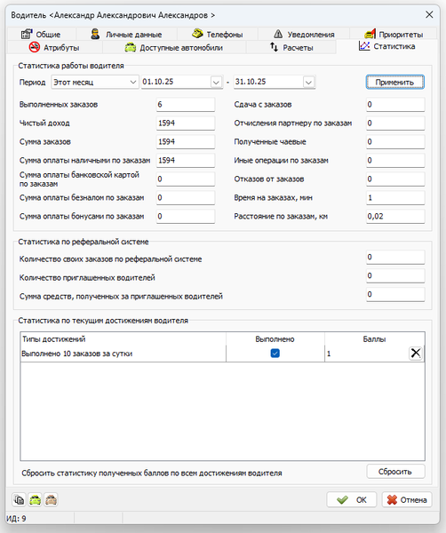 Файл:Карточка водителя - вкладка Статистика.png
